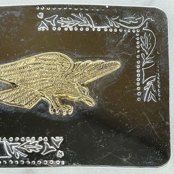 Vintage Flying Bald Eagle Western Belt Buckle Americana ✨ - Picture 7 of 8